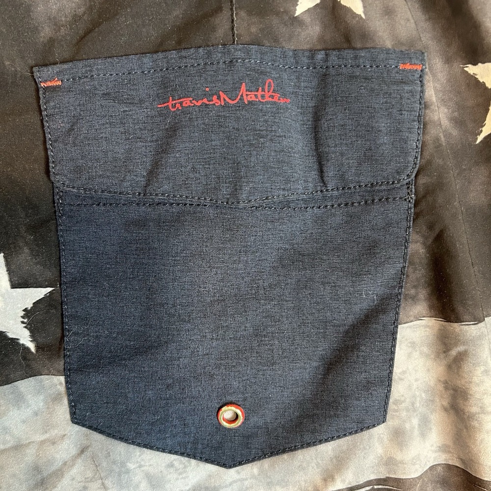 Travis Mathew Men's Board Shorts Trunks Athletics 10" Inseam Stars Gray Size 36 - Picture 11 of 16